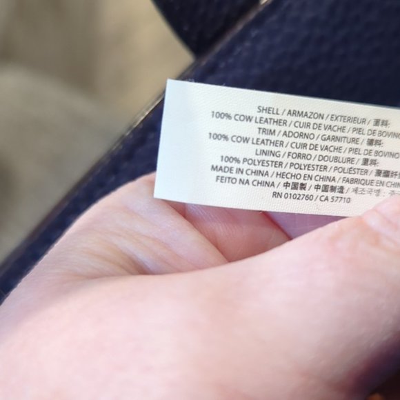 NWOT Kate Spade Chantal Bridge Place handbag blue cow leather - Picture 6 of 14